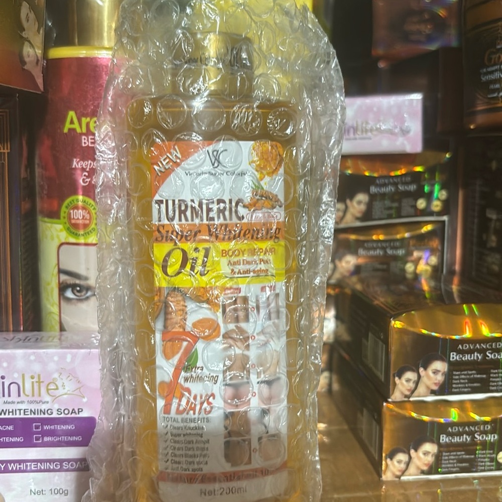 Turmeric super whitening oil